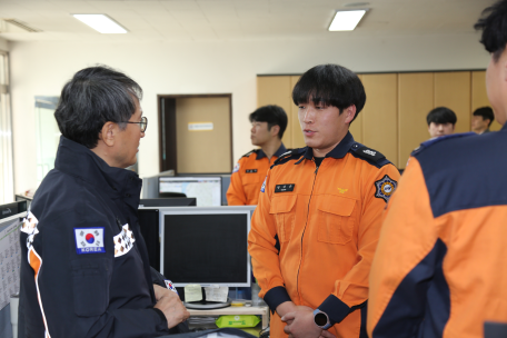 김승룡 강원소방본부장 소방서 초도순시 및 직원격려