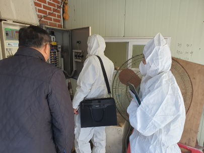 춘천소방서, 대형 축사시설 합동 화재안전조사 및 외국인 근로자 대상 교육 실시