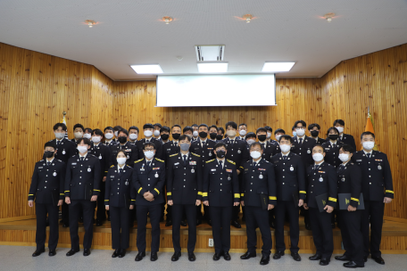 철원소방서, 2023년 소방공무원 신규임용 및 정기인사발령 임용식