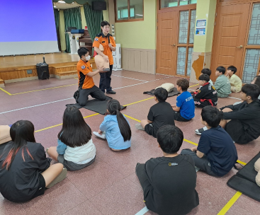 동해소방서, 창호초등학교로 찾아가는 소방안전교육 실시