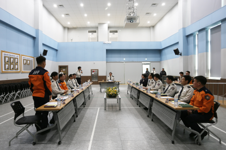 김승룡 강원특별자치도소방본부장, 강릉소방서 및 강릉중앙시장 방문