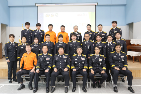 강릉소방서, 신규 소방공무원 임용식 개최