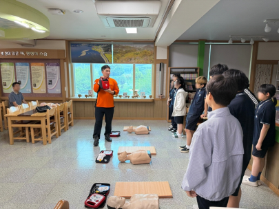 해안중학교 대상 소방안전교육 & 여름철 안전관리 컨설팅 실시