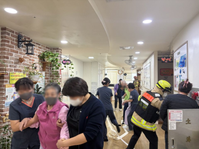 3D 도면 활용 의료시설 대피훈련 실시